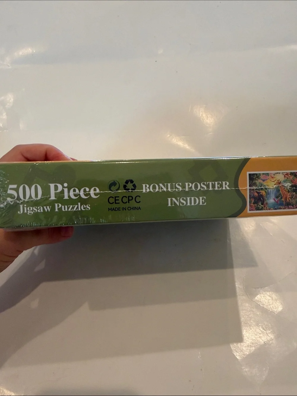 Forest Animal Family 500-Piece Jigsaw Puzzle - Colorful Wildlife Scene 20.5x15in